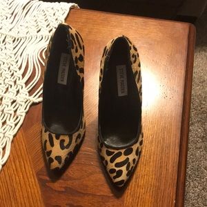 Steve Madden leopard print worn once!